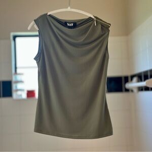 DKNY Sage Green Women's Blouse